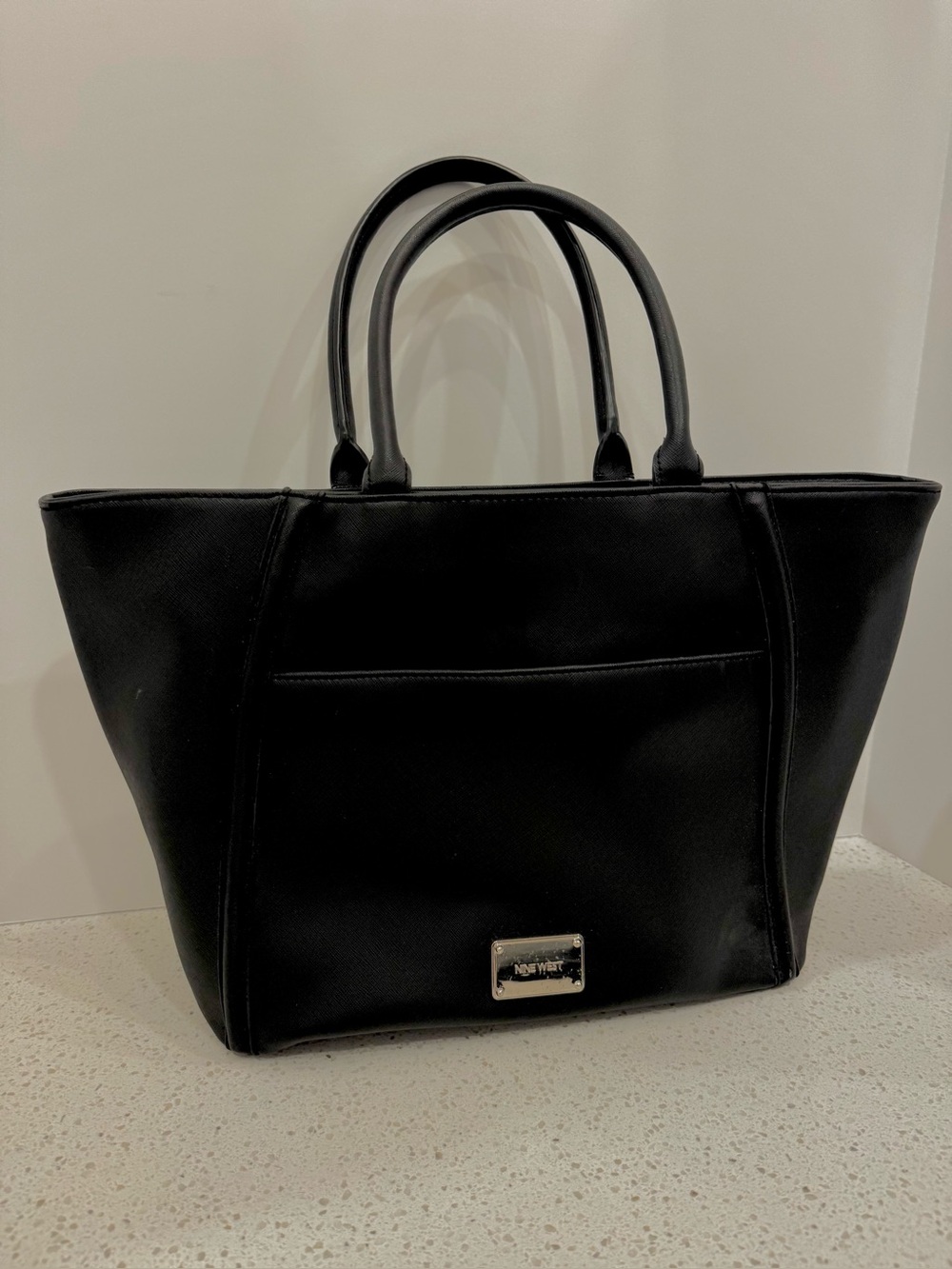 Nine West Classic Black Tote Handbag - Women Bags